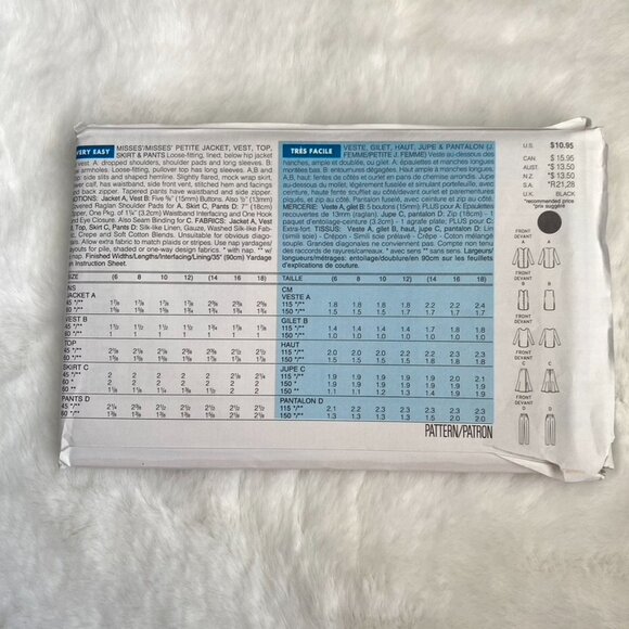 2 Butterick Sewing Patterns - Picture 5 of 5